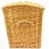  Wicker storage basket with lid and handles - 60 x 40 x 43 cm PYROSKA 1