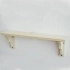 Wooden shelves with Brackets - Natural wood, planed and sanded 60 x 12 cm KAUL 1