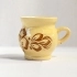 Set of 2 Clay Ceramic Medium Mug Coffee Cup tradit - ALMOSA