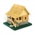 Medium Wooden House Model Traditional Style High Q - DEYSE 1