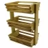 Storage rack - 3 tier 53 x 39 x 28 cm MELEB 3 1
