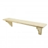 Wall shelf - Natural wood, planed and sanded 70 x 30 cm KAUL 1