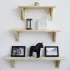 Wall shelf - Natural wood, planed and sanded 50 x 12 cm KAUL 1
