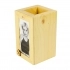 Wooden Pencil Pen Holder Pens Desk Organizer Photo - DELYA