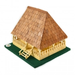 Large House Model Traditional Style Quality Wood - DEYSE