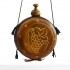 Vintage Hand Carved Wooden Canteen Drinking Gourd - NASE