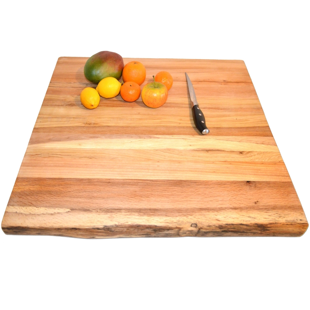 Butcher chopping board - Made only of solid oak 35 x 40 x 4.3 cm BIGBOY 1