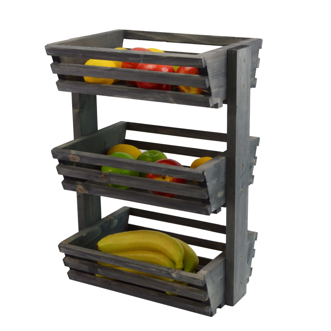 Storage rack - 3 tier 53 x 39 x 28 cm MELEB 3 1