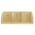Corner shelving unit - 4 shelves ideal for wall or floor 70 x 28 cm RUNTA 1
