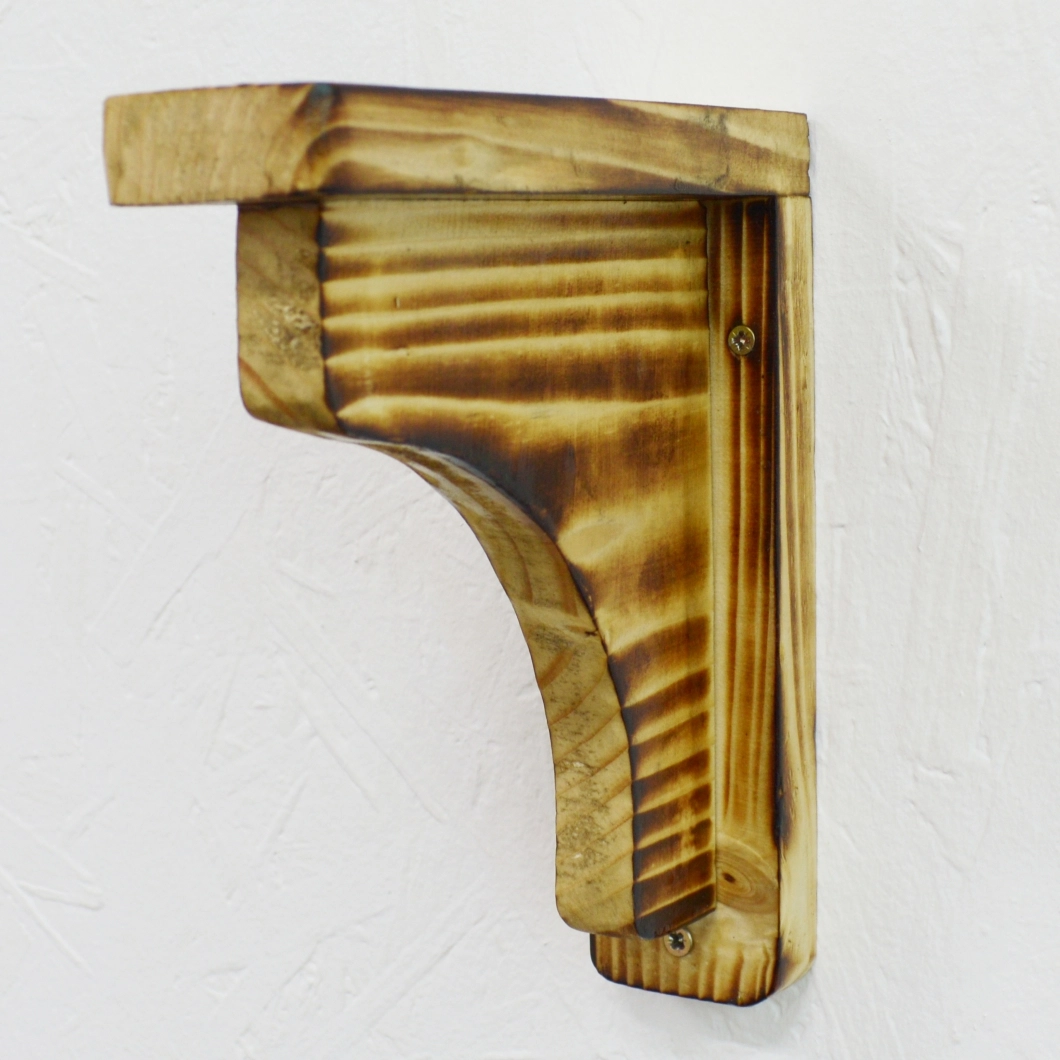 Bracket - Burnt wood 13 x 13 cm NAFER 1