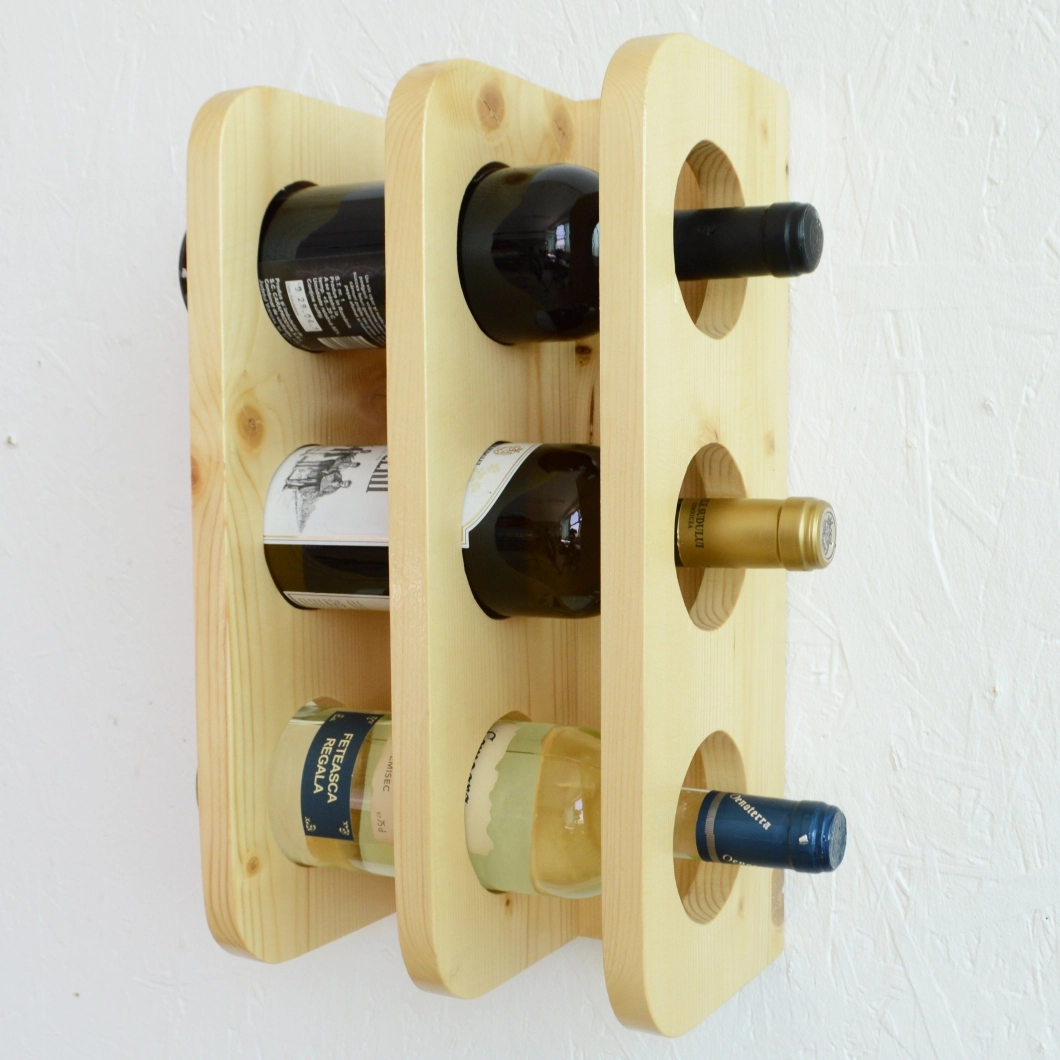 Wine Rack - 3 bottles 40 x 22 cm OVIDIU 1
