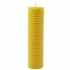 Unscented block candle - 100% Organic beeswax 12.5 cm AGOS 1