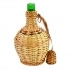 Vintage wicker demijohn decorative bottle - LEXA