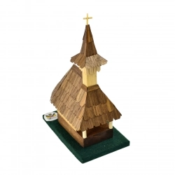 Small Wooden Church Model Log Ho DEYSE