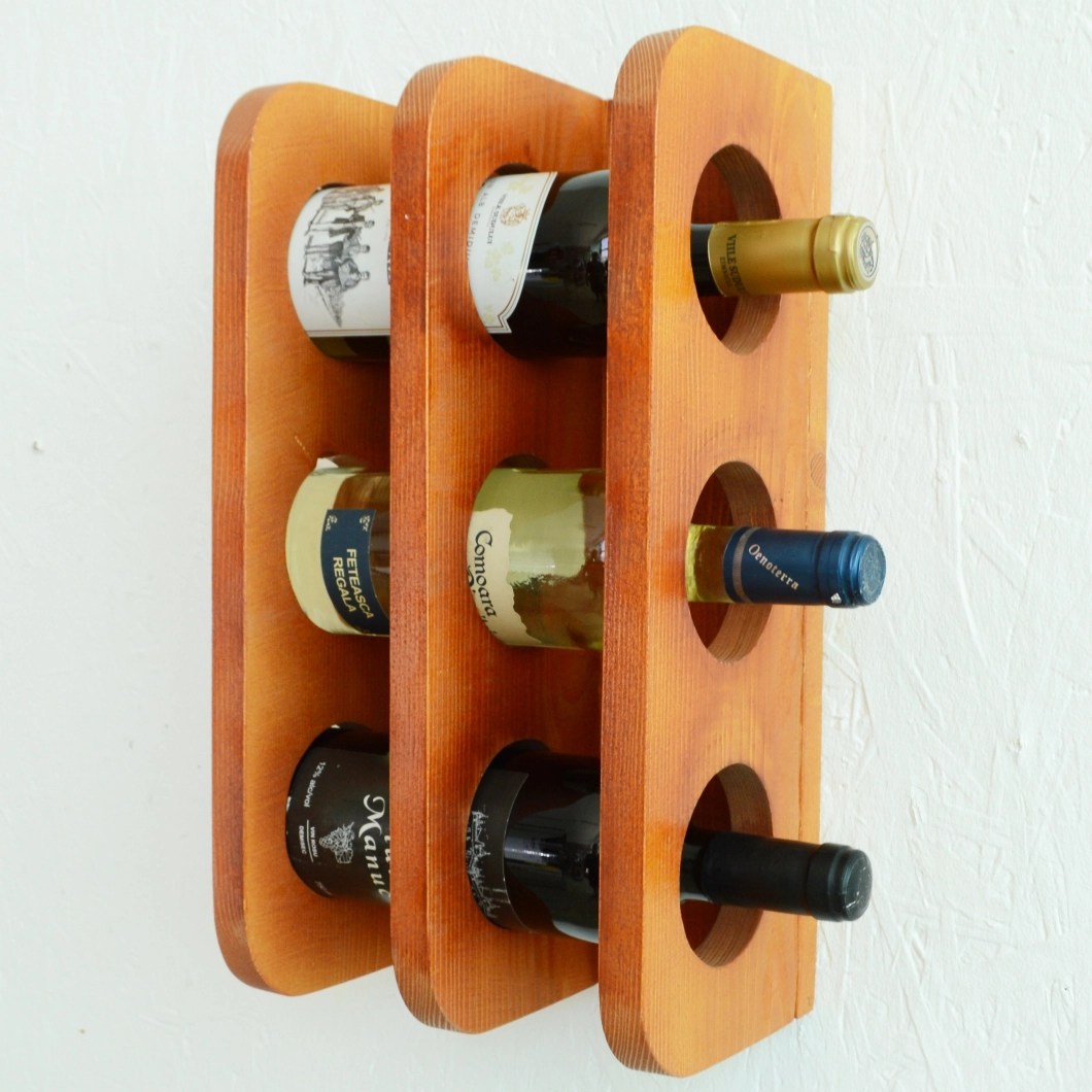 Wine Rack - 3 bottles 40 x 22 cm OVIDIU 1