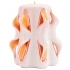 Carved candle - 12 cm LIAL 1