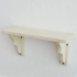 Wooden shelves with Brackets - Natural wood, planed and sanded 40 x 12 cm KAUL 1