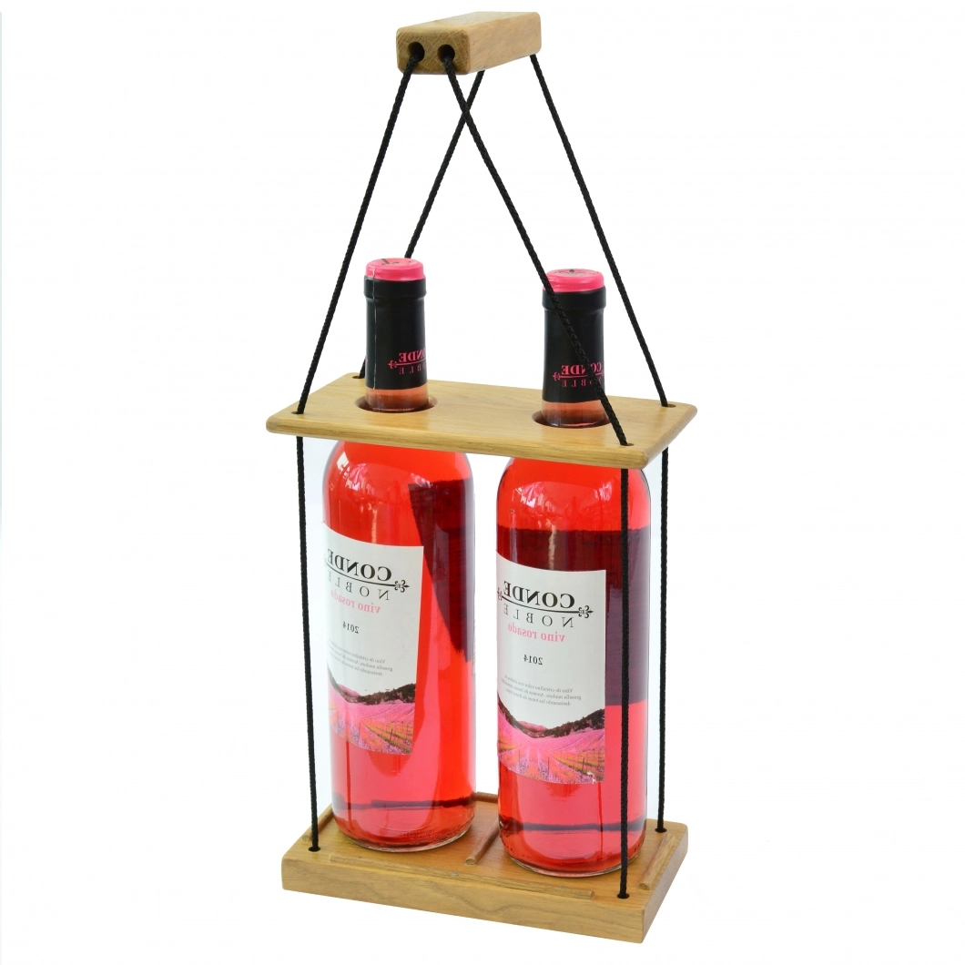 Wine carrier - 2 bottle 18 x 9.5 cm DAVIDE 1