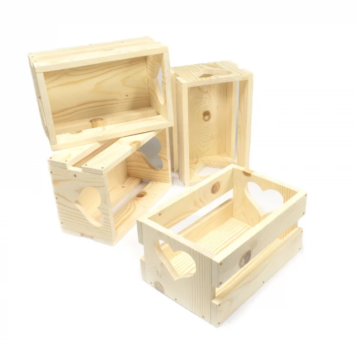 3D Crate box - HEART